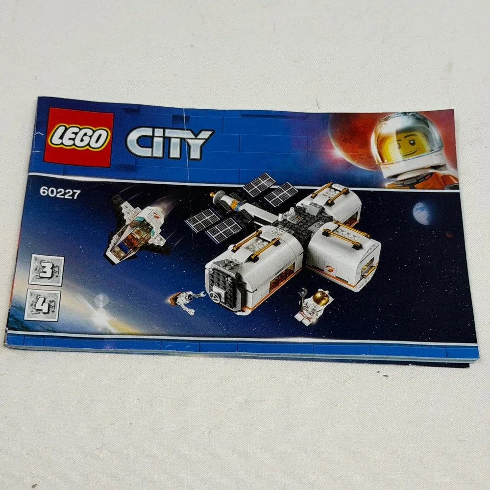 LEGO City 60227 Lunar Space Station Instruction‎ Manuals Booklets 3 and 4 Only